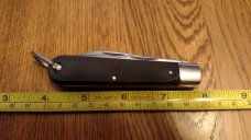 Colonial PROV. USA TL-29  Electricians/Linesman Pocket Knife Saw Cut #A1