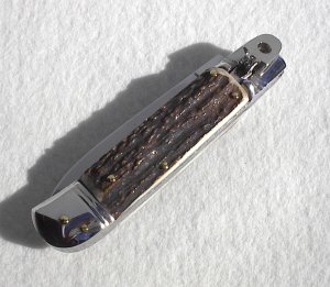 BELTRAME ITALIAN 8" GENUINE INDIA STAG ( INOX ) AUTO LEVER LOCK 