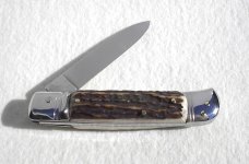 BELTRAME ITALIAN 8" GENUINE INDIA STAG ( INOX ) AUTO LEVER LOCK 
