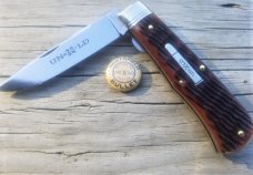 Northfield UN-X-LD #23 Bullet Trapper Single Blade LINER LOCK Redtail Jigged Bone 235 Northfield UN-X-LD #23 Bullet Trapper Single Blade LINER LOCK Redtail Jigged Bone 235