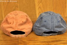 GREAT EASTERN CUTLERY - {NEW ITEM} - BALL CAP - 100% COTTON - ADJUSTABLE SIZING -  BLUE or ORANGE