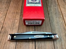 Robeson (by Queen) Shuredge 2 Blade Dr. Knife Smooth Black Buffalo Horn Handles Robeson (by Queen) Shuredge 2 Blade Dr. Knife Smooth Black Buffalo Horn Handles