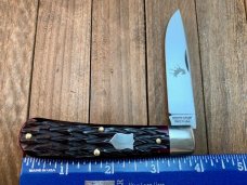 Great Eastern Cutlery Tidioute 74 Mustang in Black Plum Jigged Bone Great Eastern Cutlery Tidioute 74 Mustang in Black Plum Jigged Bone