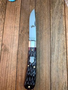 Great Eastern Cutlery Tidioute 74 Mustang in Black Plum Jigged Bone Great Eastern Cutlery Tidioute 74 Mustang in Black Plum Jigged Bone