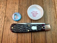 Great Eastern Cutlery Tidioute 74 Mustang in Black Plum Jigged Bone Great Eastern Cutlery Tidioute 74 Mustang in Black Plum Jigged Bone
