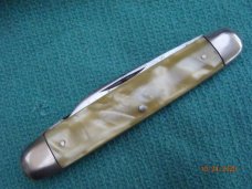 New York Knife Co Hammer Brand equal-end pen Cracked Ice Celluloid handles #2656 New York Knife Co Hammer Brand equal-end pen Cracked Ice Celluloid handles #2656