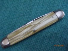 New York Knife Co Hammer Brand equal-end pen Cracked Ice Celluloid handles #2656 New York Knife Co Hammer Brand equal-end pen Cracked Ice Celluloid handles #2656