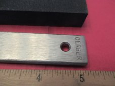  Gerber Sharping Steel & Stone in Leather Sheath