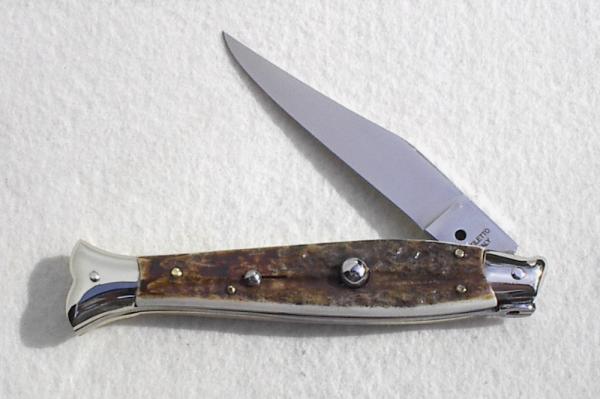 NEW OLD STOCK BELTRAME ITALIAN FISH STYLE 25CM ( PICKLOCK )  GENUINE STAG STILETTO 