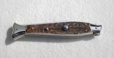 NEW OLD STOCK BELTRAME ITALIAN FISH STYLE 25CM ( PICKLOCK )  GENUINE STAG STILETTO 