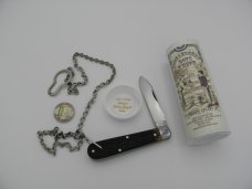Great Eastern Tidioute Brand Huckleberry Boy’s Jack Knife with chain: , 3 1/2” closed Great Eastern Tidioute Brand Huckleberry Boy’s Jack Knife with chain: , 3 1/2” closed