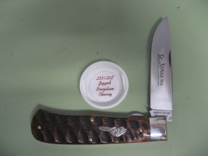 GREAT EASTERN  2020  23 PATTERN LINERLOCK  JIGGED BRAZILIAN CHERRY