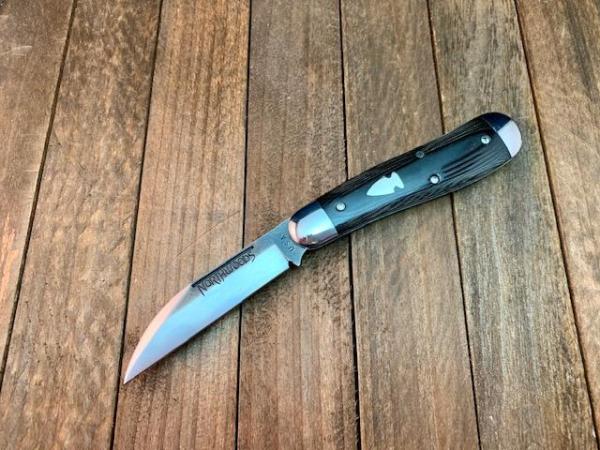 Northwoods by GEC Fayette Jack Black Linen Micarta 