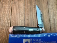 Northwoods by GEC Fayette Jack Black Linen Micarta 
