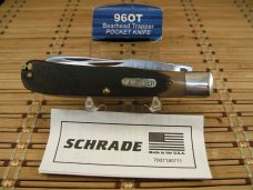 SCHRADE OLD TIMER USA 96OT BEARHEAD TRAPPER NEW VINTAGE WITH ORIGINAL BOX, PAPERS & PLASTIC SLEEVE SCHRADE OLD TIMER USA 96OT BEARHEAD TRAPPER NEW VINTAGE WITH ORIGINAL BOX, PAPERS & PLASTIC SLEEVE