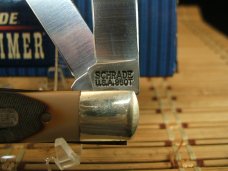 SCHRADE OLD TIMER USA 96OT BEARHEAD TRAPPER NEW VINTAGE WITH ORIGINAL BOX, PAPERS & PLASTIC SLEEVE SCHRADE OLD TIMER USA 96OT BEARHEAD TRAPPER NEW VINTAGE WITH ORIGINAL BOX, PAPERS & PLASTIC SLEEVE