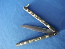 Vintage Balisong  / Butterfly knife 4.5 " blade.
