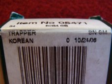 Case "Korean War" Commemorative Trapper Pattern #6254 2006