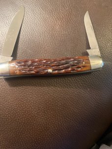 Robeson Shur Edge Rochester USA 623875 Bone Handle With Two Blade Pocket Knife Robeson Shur Edge Rochester USA 623875 Bone Handle With Two Blade Pocket Knife