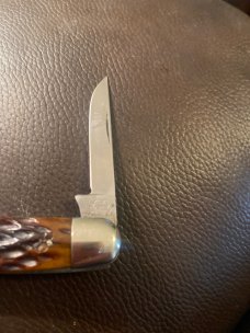 Robeson Shur Edge Rochester USA 623875 Bone Handle With Two Blade Pocket Knife Robeson Shur Edge Rochester USA 623875 Bone Handle With Two Blade Pocket Knife