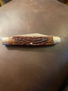 Robeson Shur Edge Rochester USA 623875 Bone Handle With Two Blade Pocket Knife Robeson Shur Edge Rochester USA 623875 Bone Handle With Two Blade Pocket Knife