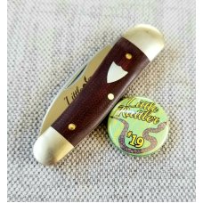 Great Eastern Tidiuote Little Rattler 190120 Coral Micarta Knife, New,2.8" ,W/ Olight i5T CU Great Eastern Tidiuote Little Rattler 190120 Coral Micarta Knife, New,2.8" ,W/ Olight i5T CU