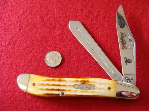 Case "Top Gun" Earnhardt Commemorative Dog Leg Trapper #SC6240 made in 1994 Case "Top Gun" Earnhardt Commemorative Dog Leg Trapper #SC6240 made in 1994
