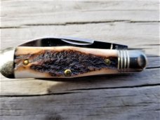 GREAT EASTERN CUTLERY NORTHFIELD #06 PEMBERTON - 1 BLADE - SAMBAR STAG