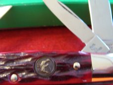 Hen & Rooster Bertram Cutlery Red Bone Congress #344 DS