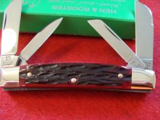 Hen & Rooster Bertram Cutlery Red Bone Congress #344 DS