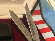 Vintge Schrade USA Special Edition"Texas Ranger" Trapper w Texas Ranger & Star Shield -NOS +Orig Box Vintge Schrade USA Special Edition"Texas Ranger" Trapper w Texas Ranger & Star Shield -NOS +Orig Box