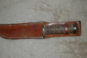 Cattaraugus WW2 knife with Sheath Model 2250
