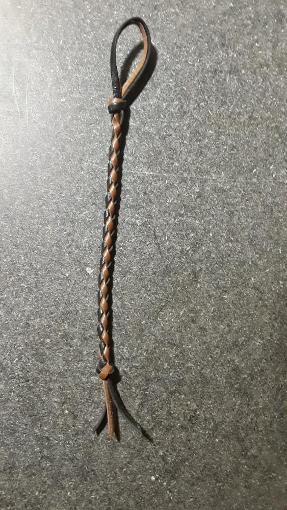 Calf lace Lanyard Black and Brown Calf lace Lanyard Black and Brown