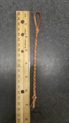 Goat skin lace Lanyard Tan Goat skin lace Lanyard Tan