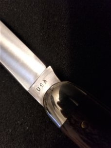 NORTHWOODS INDIAN RIVER JACK KNIFE IN BEAUTIFUL FLAWLESS GIRAFFE BONE NEW IN PKG.