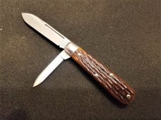 GREAT EASTERN CUTLERY TIDIOUTE #14 LICK CREEK BOYS KNIFE - 1 BLADE - ANTIQUE YELLOW JIGGED BONE NIT GREAT EASTERN CUTLERY TIDIOUTE #14 LICK CREEK BOYS KNIFE - 1 BLADE - ANTIQUE YELLOW JIGGED BONE NIT