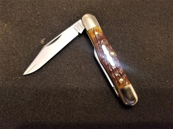 GEC #331220 CONDUCTOR NORTHFIELD ANTIQUE AUTUMN JIGGED BONE NIT GREAT EASTERN CUTLERY GEC #331220 CONDUCTOR NORTHFIELD ANTIQUE AUTUMN JIGGED BONE NIT GREAT EASTERN CUTLERY