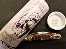 GEC #331220 CONDUCTOR NORTHFIELD ANTIQUE AUTUMN JIGGED BONE NIT GREAT EASTERN CUTLERY GEC #331220 CONDUCTOR NORTHFIELD ANTIQUE AUTUMN JIGGED BONE NIT GREAT EASTERN CUTLERY