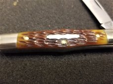 GEC #331220 CONDUCTOR NORTHFIELD ANTIQUE AUTUMN JIGGED BONE NIT GREAT EASTERN CUTLERY GEC #331220 CONDUCTOR NORTHFIELD ANTIQUE AUTUMN JIGGED BONE NIT GREAT EASTERN CUTLERY