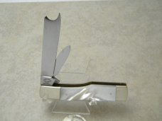 Fight'n Rooster Frank Buster Cutlery Co. Germany Pearl One Arm Razor Gunstock Jack Knife Fight'n Rooster Frank Buster Cutlery Co. Germany Pearl One Arm Razor Gunstock Jack Knife