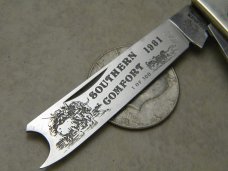 Fight'n Rooster Frank Buster Cutlery Co. Germany Pearl One Arm Razor Gunstock Jack Knife Fight'n Rooster Frank Buster Cutlery Co. Germany Pearl One Arm Razor Gunstock Jack Knife