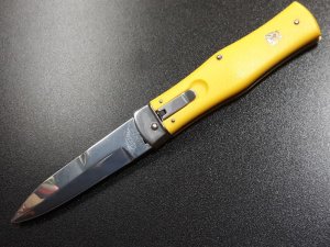 Yellow Mikov Predator. Bayonet Blade 