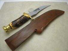 Case XX USA Stag Kodiak Hunter Fixed Blade Sheath Knife in Box Pre-1979. Case XX USA Stag Kodiak Hunter Fixed Blade Sheath Knife in Box Pre-1979.