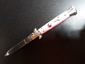 8 1/4" Rare Pink Pearl Stiletto 