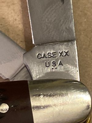 1978 Case XX USA 62055 Derlin Handled With Two Blades  cffw