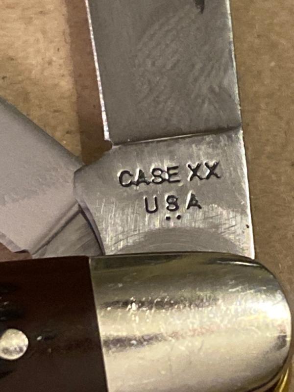 1978 Case XX USA 62055 Derlin Handled With Two Blades cffw 1978 Case XX USA 62055 Derlin Handled With Two Blades cffw