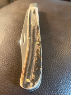 1965/69 Case XX USA Customized Fat Stag With Gnarly Grooves Slimline With A Single Blade