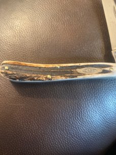 1965/69 Case XX USA Customized Fat Stag With Gnarly Grooves Slimline With A Single Blade