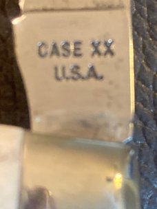 1965/69 Case XX USA Customized Fat Stag With Gnarly Grooves Slimline With A Single Blade