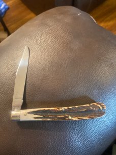 1965/69 Case XX USA Customized Fat Stag With Gnarly Grooves Slimline With A Single Blade